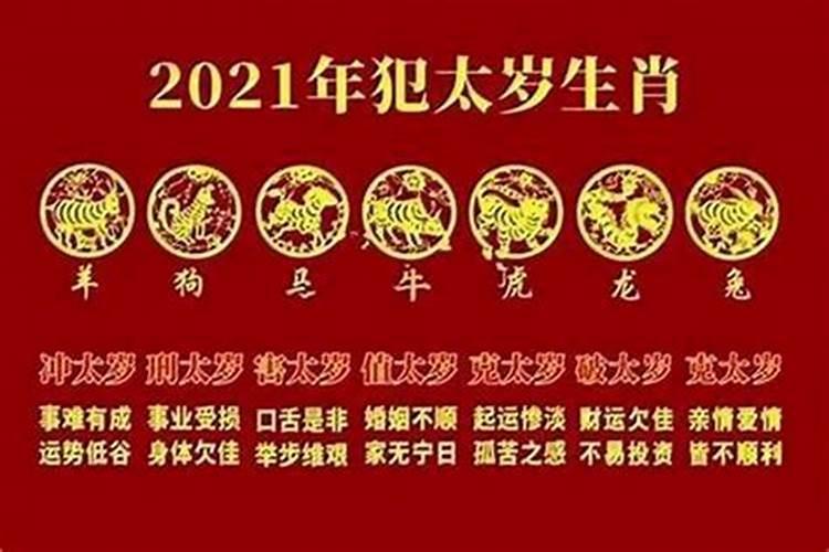 今年牛年犯太岁的属相是哪个