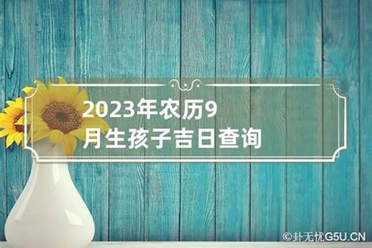 2021年农历九月生子黄道吉日