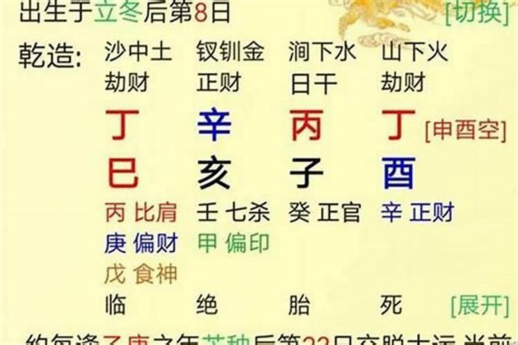 八字伤官是什么意思八字如何查伤官