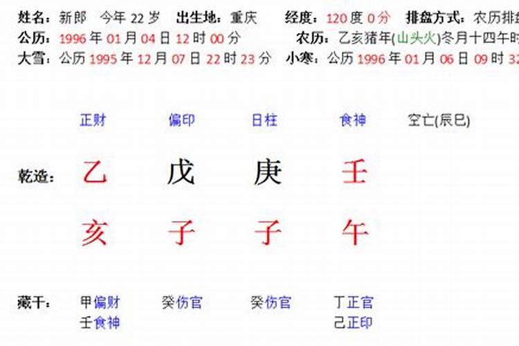 男女合婚八字地支三合三会