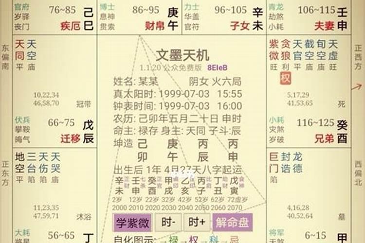 紫微斗数就是加强版的八字