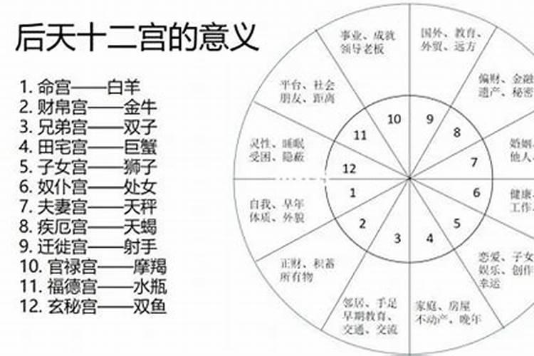 怎么看星座的宫位