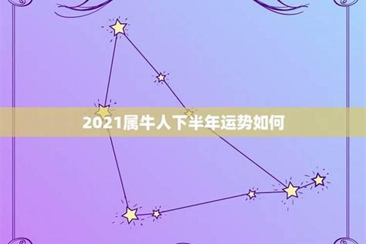 2021年属牛人的下半年