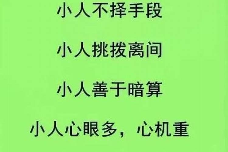 形容犯小人的句子文言文