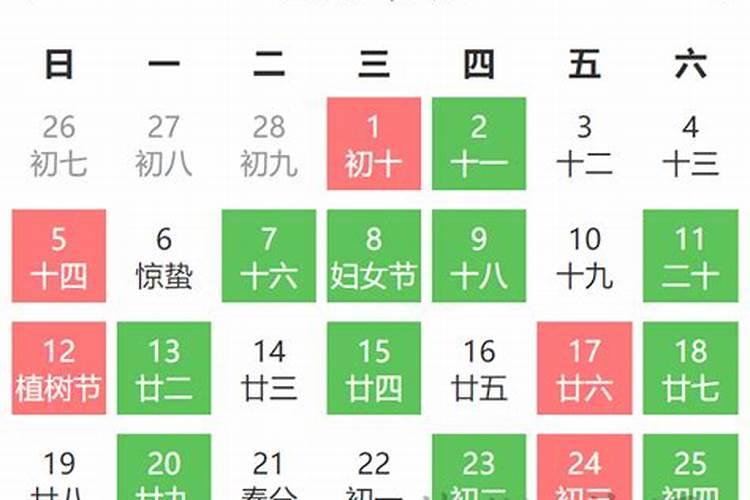 3月份开业吉日