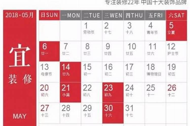 2021年阴历2月装修黄道吉日