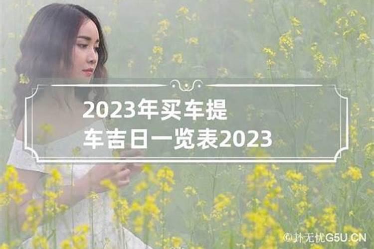 2023年二月买车吉日查询