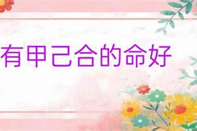 女命八字有甲己合