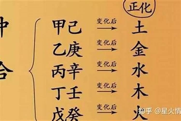 八字有甲己合