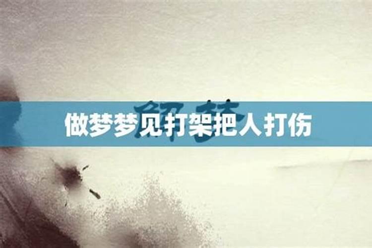 做梦梦见打架的