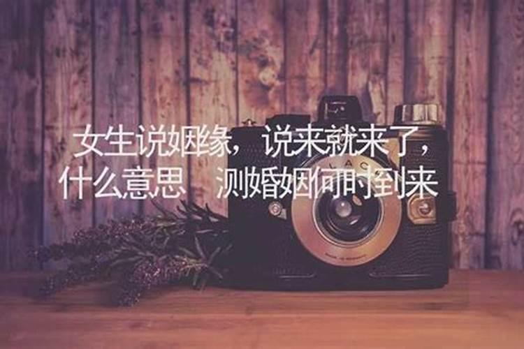 算命说姻缘随缘是什么意思啊