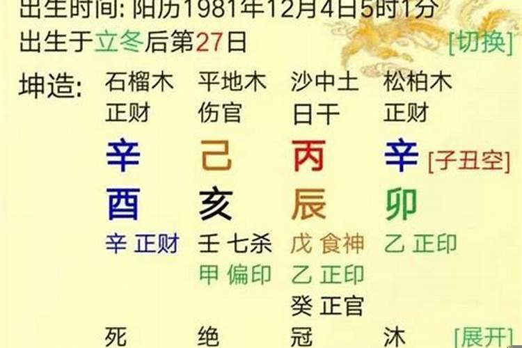 八字选取用神