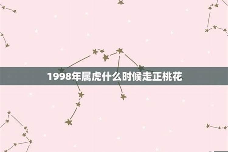 1998年属虎的桃花劫