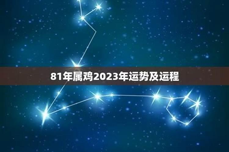 81年鸡2023年运势及运程每月运程