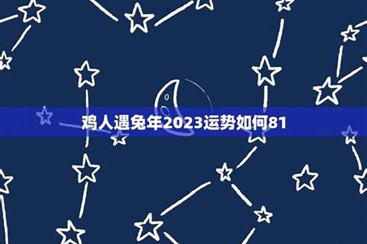 鸡人遇兔年2023每月运势如何