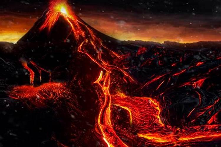梦到火山爆发世界末日什么预兆
