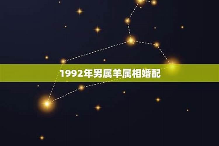 1992年属羊什么星座