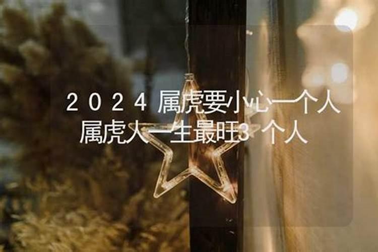 2024年虎年犯太岁生肖