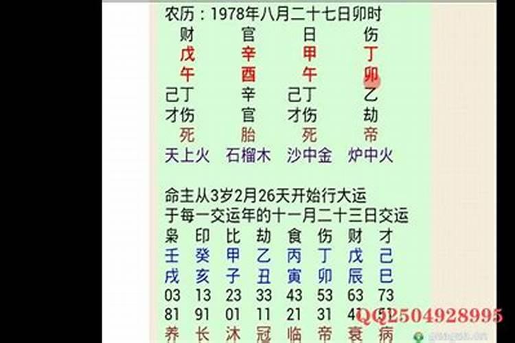 八字命理测算婚姻例子详解