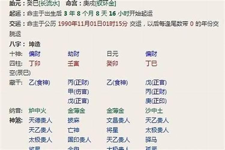 八字断流年财运技巧