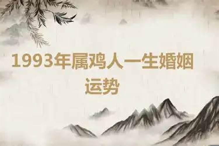 1993年的鸡2021年婚姻运势