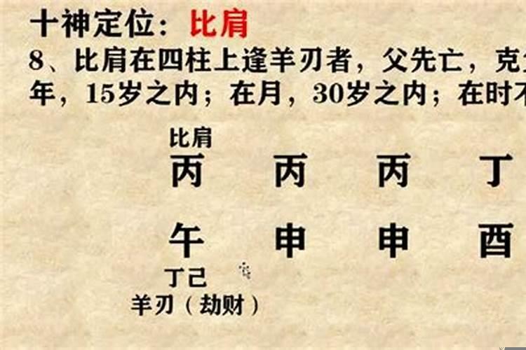 八字里面比肩是什么意思