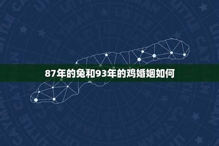 93年的鸡和87年兔婚姻咋样