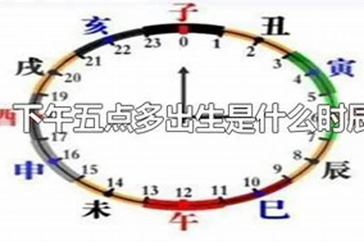 生辰八字下午五点多是什么时辰