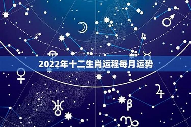 2022运程十二生肖运程每月运势