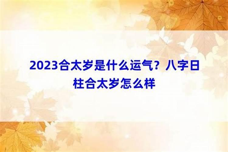 合太岁2022年