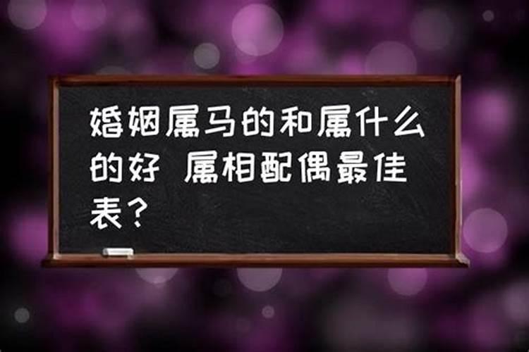 90属马婚姻最佳配偶属相是什么